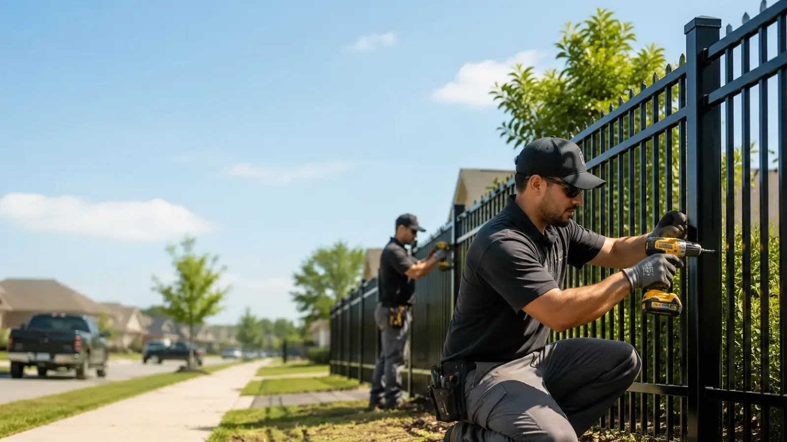 Metal Fence Installation in Nebo, IL